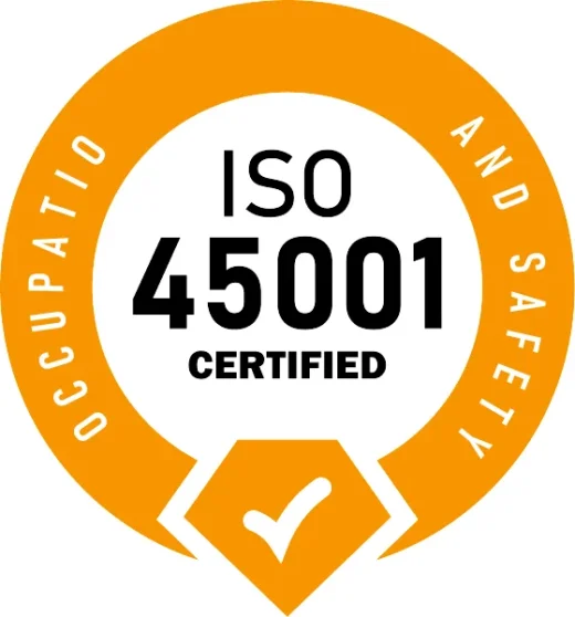 ISO 45001 Certified